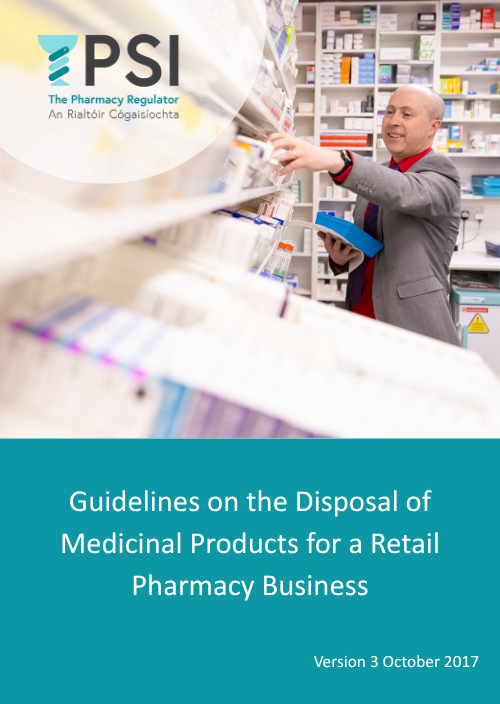 Guidelines on the Disposal of Medicinal Products for a Retail Pharmacy Business