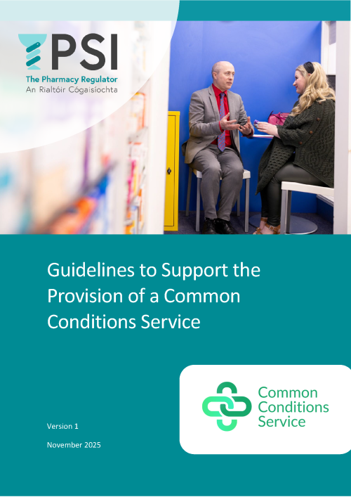 Cover page - PSI Guidelines to Support the Provision of a Common Conditions Service