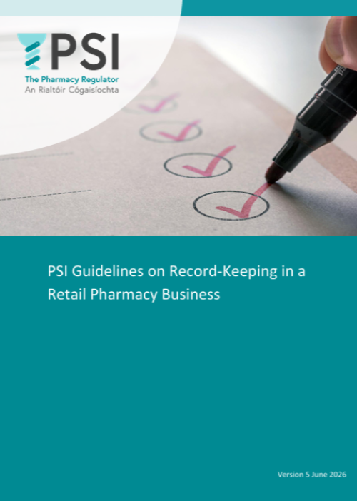 PSI Guidelines on Record-Keeping in a Retail Pharmacy Business
