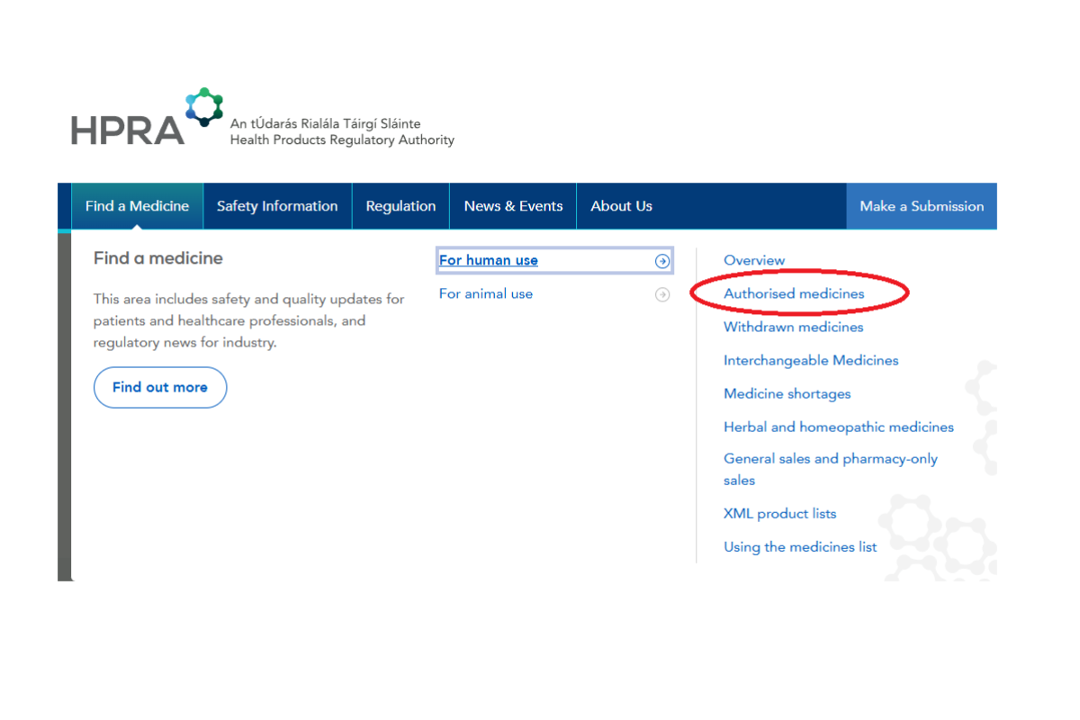 HPRA website