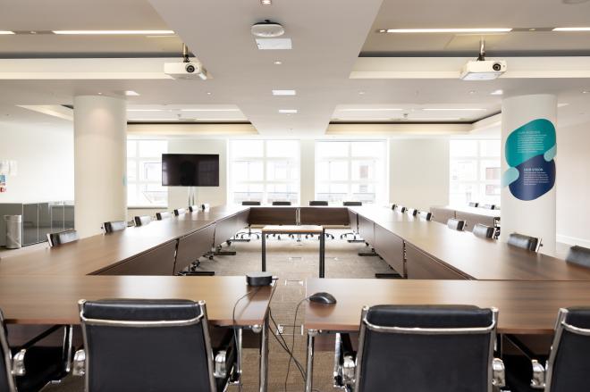 Council room in PSI House