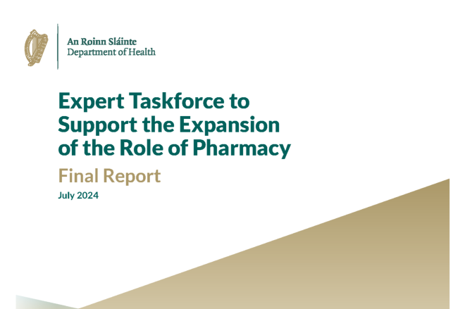 Final report of the Expert Taskforce to Support the Expansion of the Role of Pharmacy