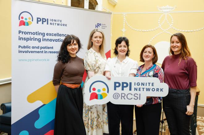 Some PARTNER project team members in May 2026 at RCSI PPI event